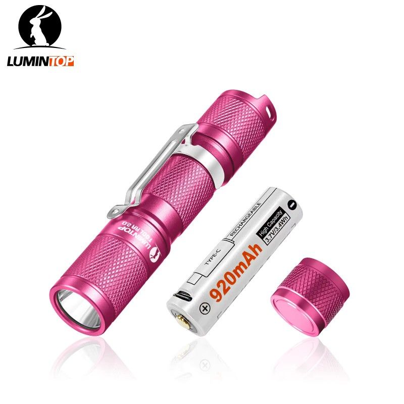 Torcia LED EDC Ricaricabile, 900 Lumen, Super Luminosa, Impermeabile? (controllare)