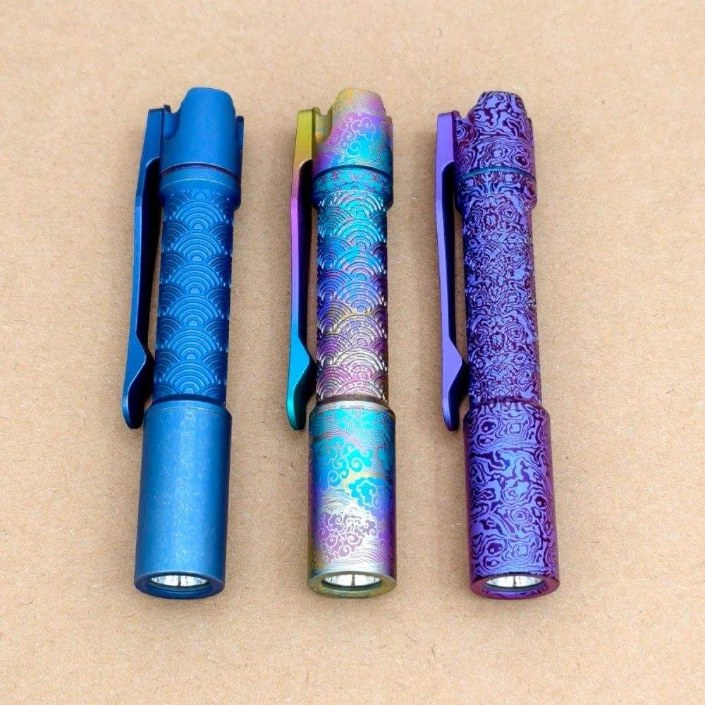 Reylight Pineapple mini MK3-Ti Seigaiha- Anodized