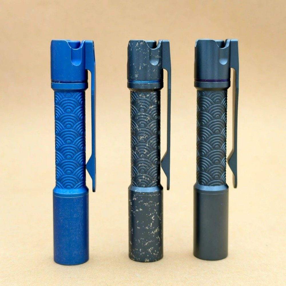 Reylight Pineapple mini MK3-Ti Seigaiha- Anodized