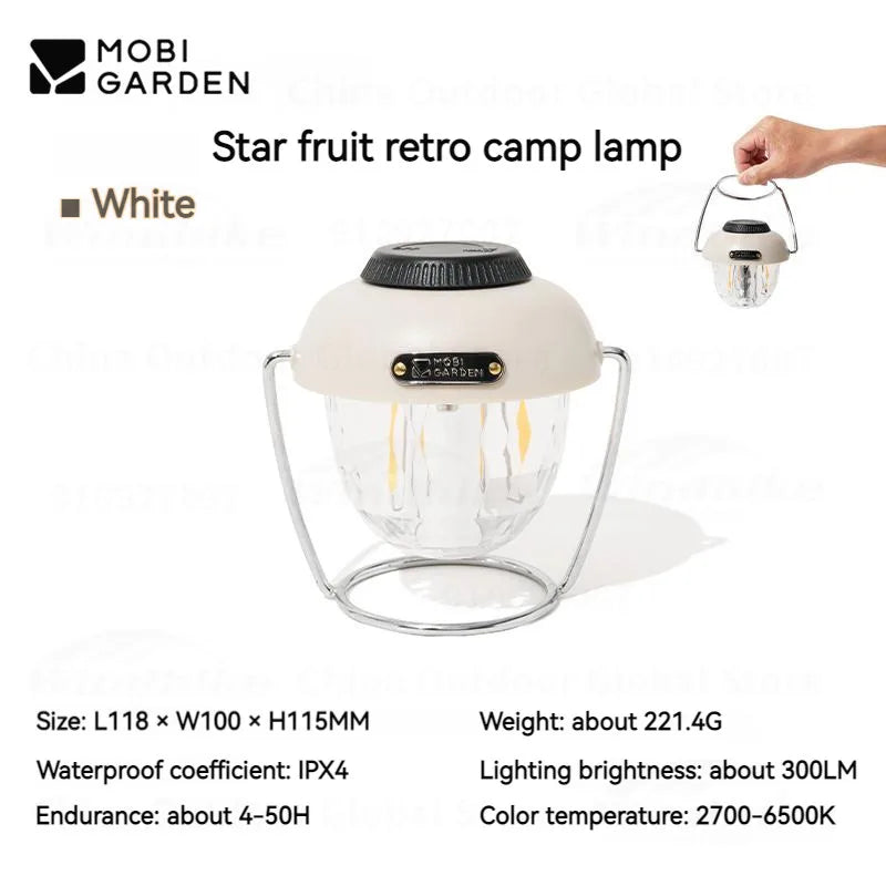 MOBI GARDEN  Star Fruit Retro Lantern