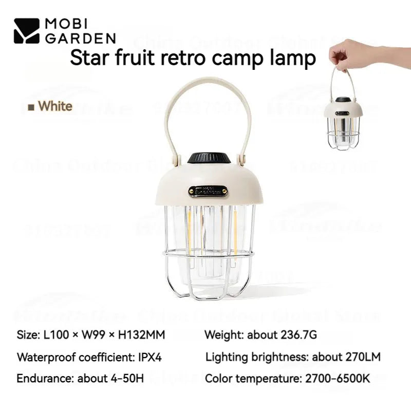 MOBI GARDEN  Star Fruit Retro Lantern