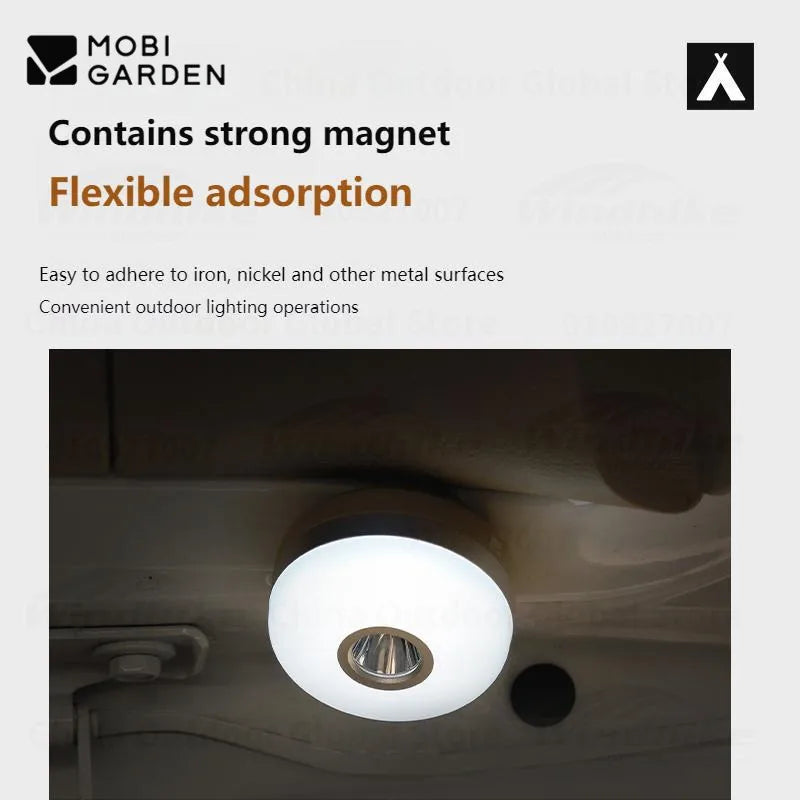 MOBI GARDEN Mini Zero Camping Lamp Magnetic Suction Lantern