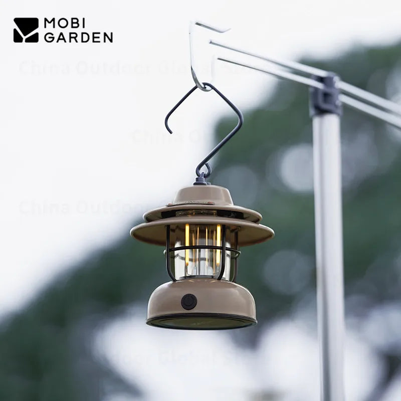 MOBI GARDEN Star Wish-Retro Portable Camping Lantern