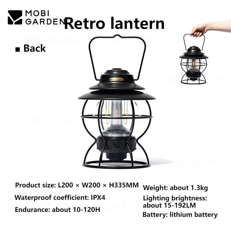 MOBI GARDEN Star Wish-Retro Portable Lanterns