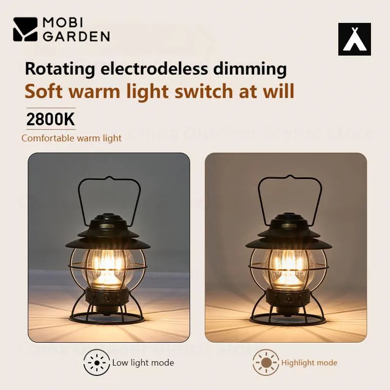 MOBI GARDEN Star Wish-Retro Portable Lanterns