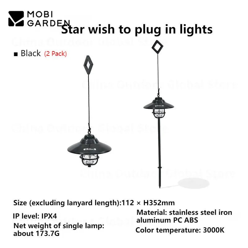MOBI GARDEN Star Wish Ground Plug Lamp