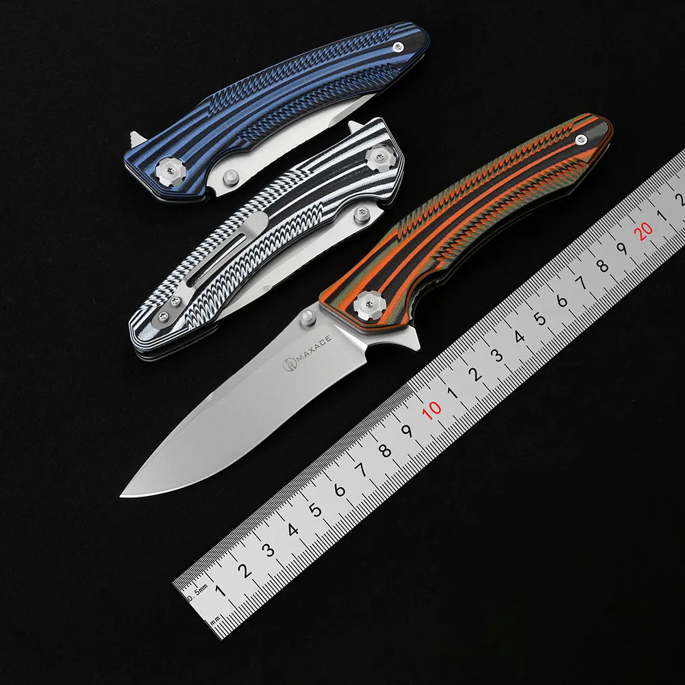 Maxace MidnightCat Zealot 3.0 G10 handle Folding knife