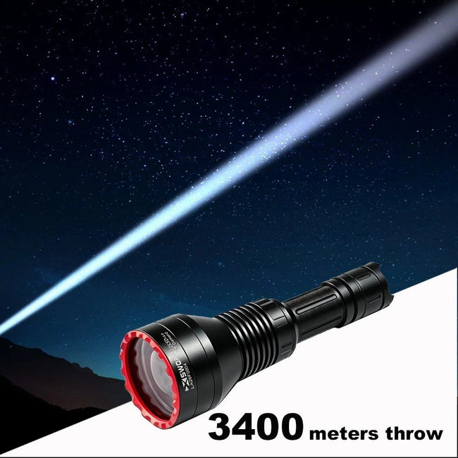 MAXTOCH L2KSD LEP Spotlight – 3400m Ultra Long-Range White Laser Flashlight