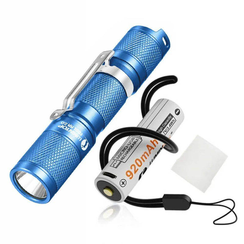 900 lumen rechargeable flashlight Lumintop Tool AA 3.0 900 Lumens EDC Flashlight – flashlightgo