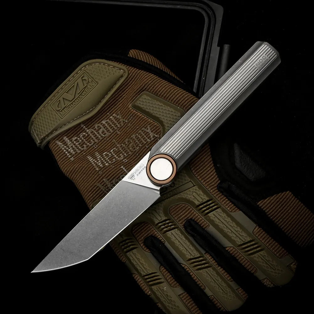 NOC MT-20 M390 Blade TC4 Titanium Alloy Handle Folding Knife