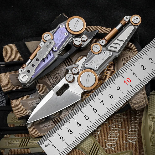 NOC MT-22 M390 Blade TC4 Titanium Alloy Handle Folding Knife
