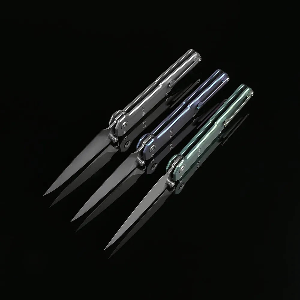 NOC MT-27 M390 Blade TC4 Titanium Alloy Handle Folding Knife