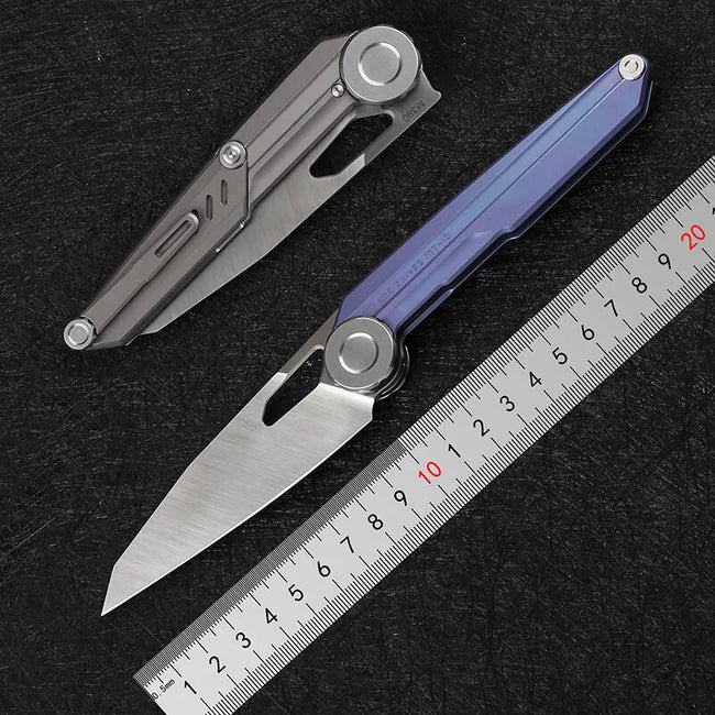 NOC new MT10 M390 blade titanium handle tactical folding knife