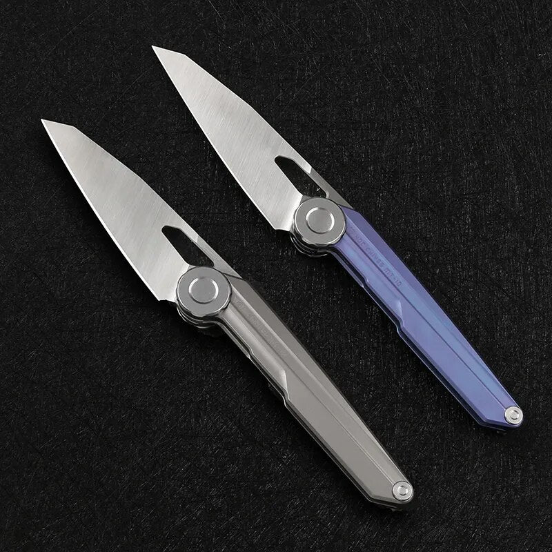 NOC new MT10 M390 blade titanium handle tactical folding knife
