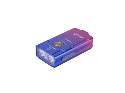 fenix e03r v2 keychain flashlight Fenix E03r v2.0 500 Lumen Rechargeable Keychain Flashlight with Red LED (Blue) + LumenTac Cable Organizer