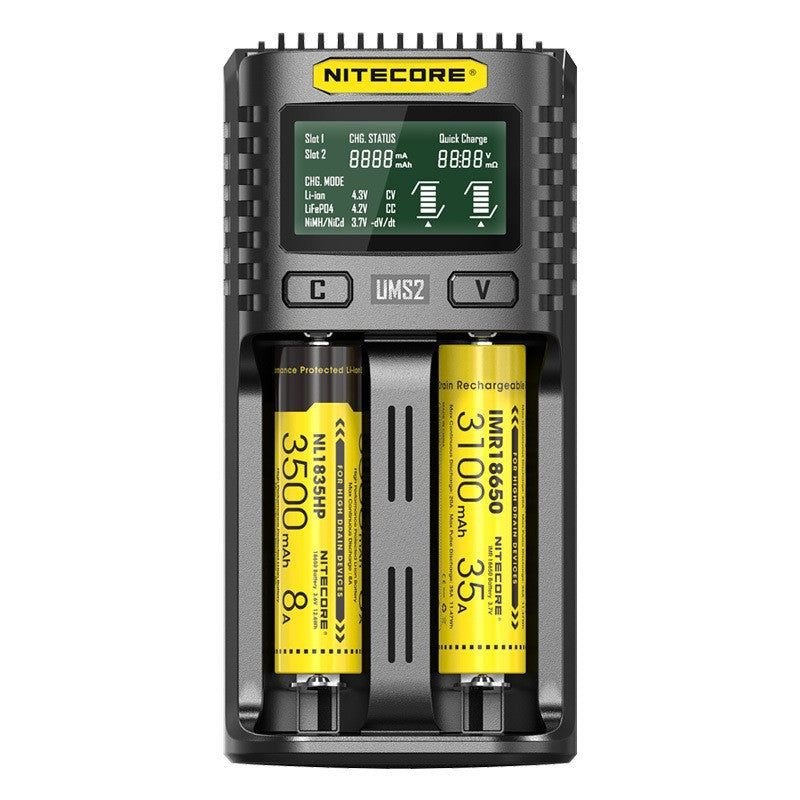 Nitecore UMS2 Dual-Slot USB-C Fast Charger