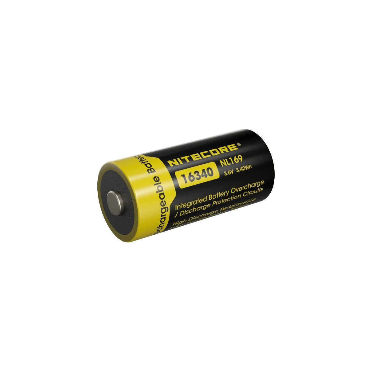 Nitecore NL169 950mAh Rechargeable 16340 Battery