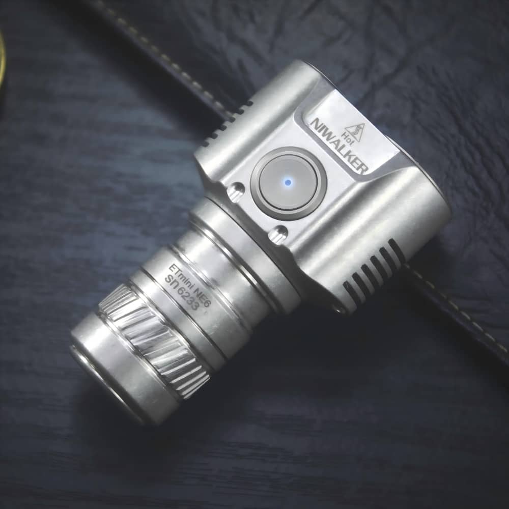 Niwalker ETmini NE6 Dual Head 3200lm EDC Flashlight – flashlightgo