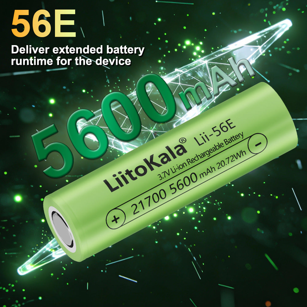 LiitoKala Lii-56E 5600mAh 21700 Cell