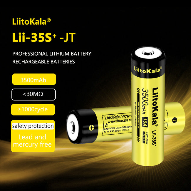 LiitoKala Lii-35S 3.7V 18650 3500mah Battery