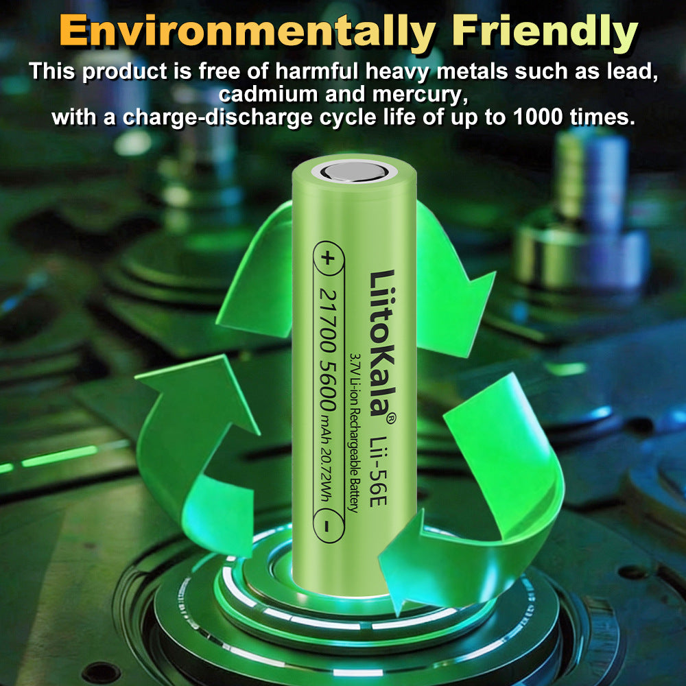 LiitoKala Lii-56E 5600mAh 21700 Cell