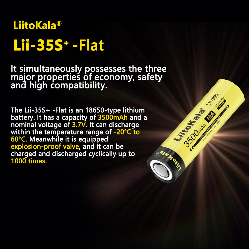 LiitoKala Lii-35S 3.7V 18650 3500mah Battery