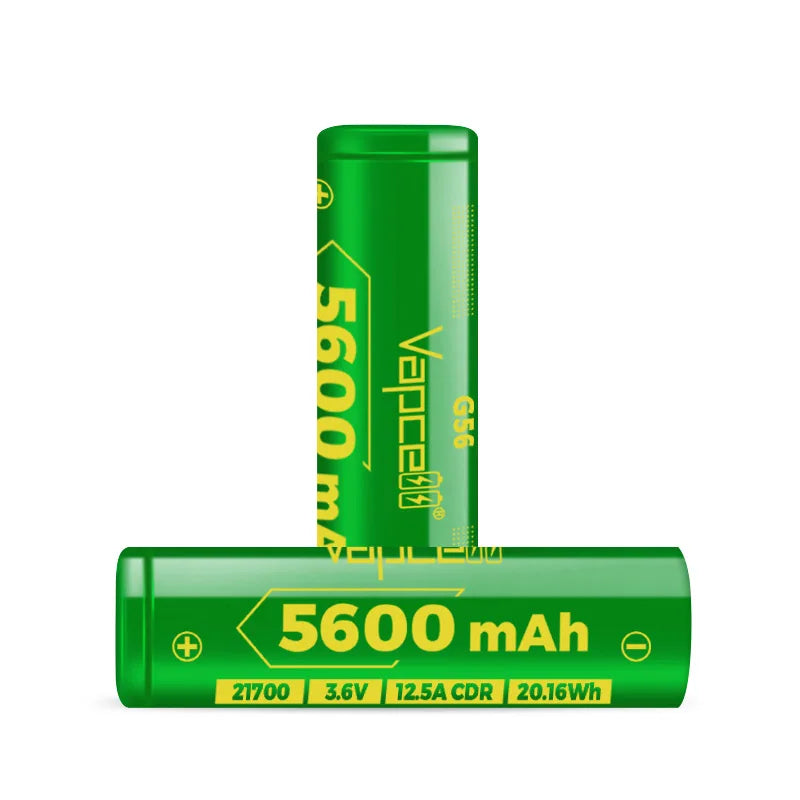 Vapcell G56 INR21700 5600mAh Rechargeable Lithium Ion Battery