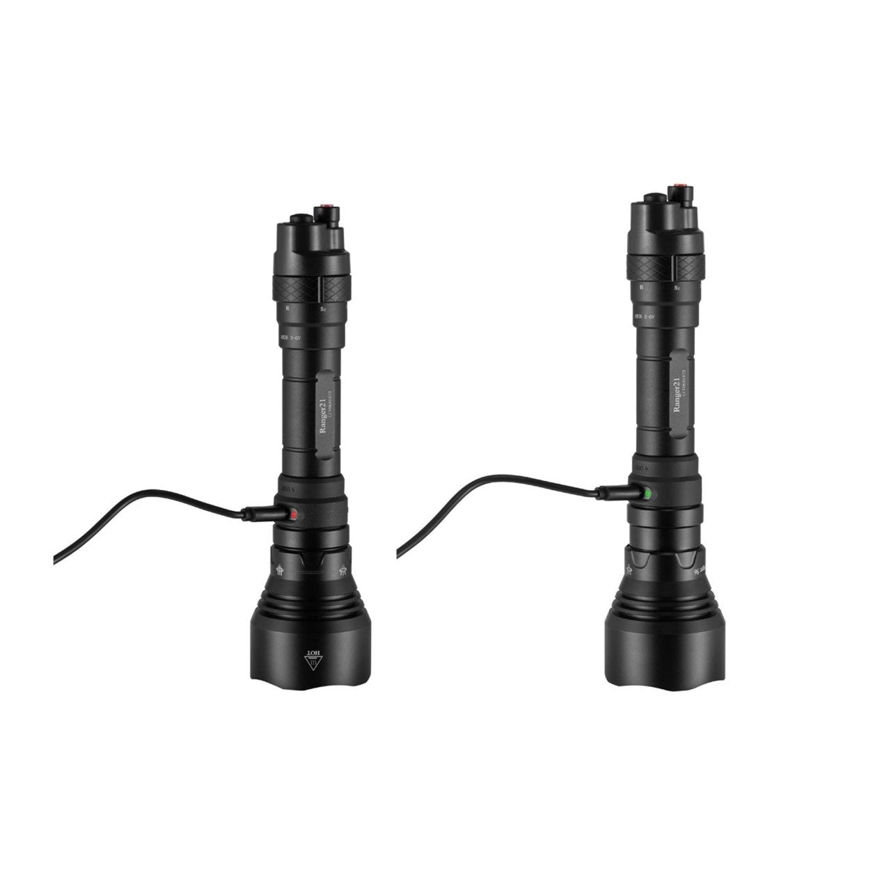 Wolf-Eyes Ranger21-56 Zoom Rechgargeable Flashlight