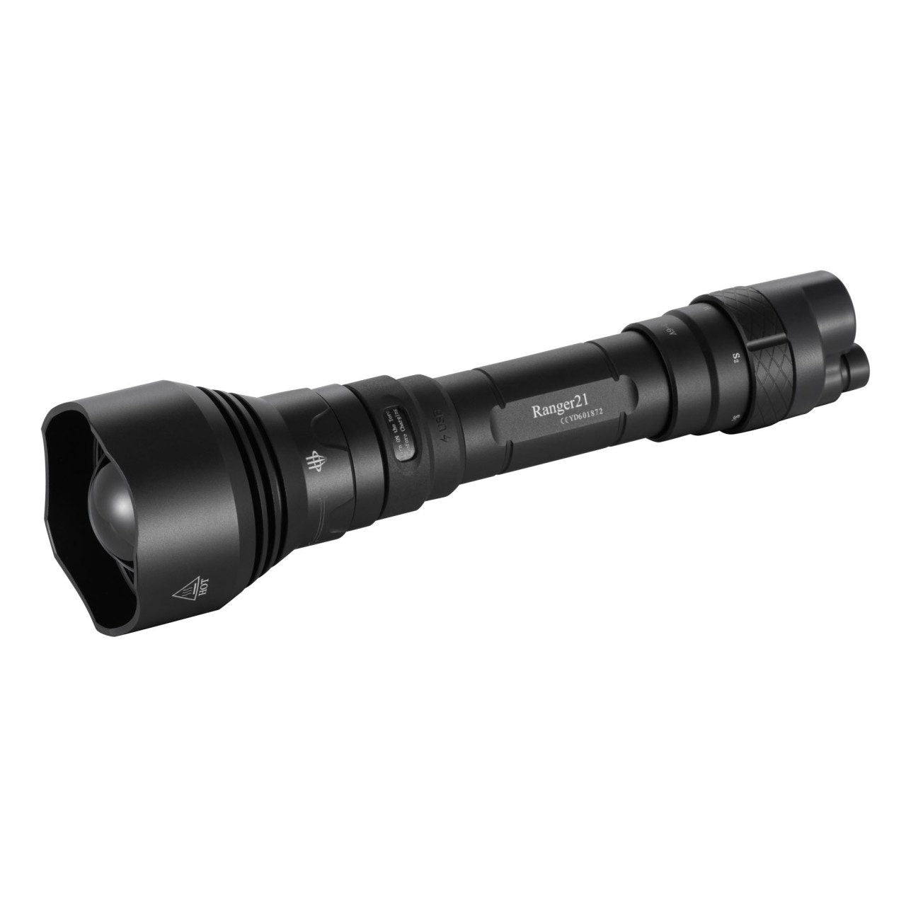 Wolf-Eyes Ranger21-56 Zoom Rechgargeable Flashlight