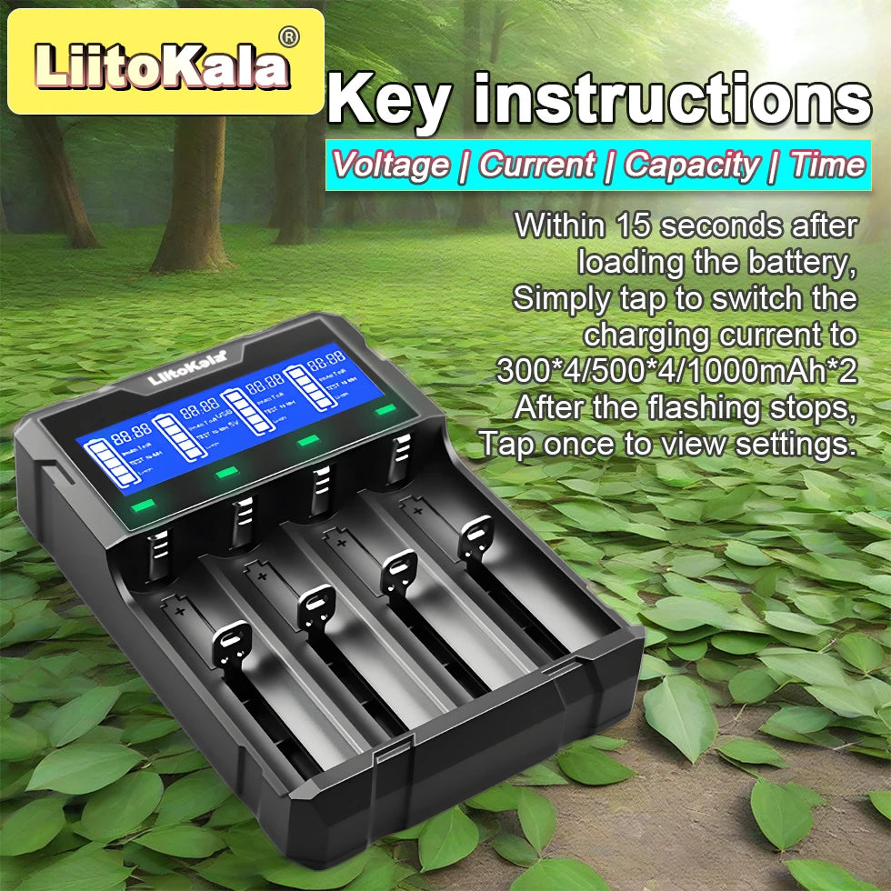 LiitoKala Lii-K4 Smart Charger