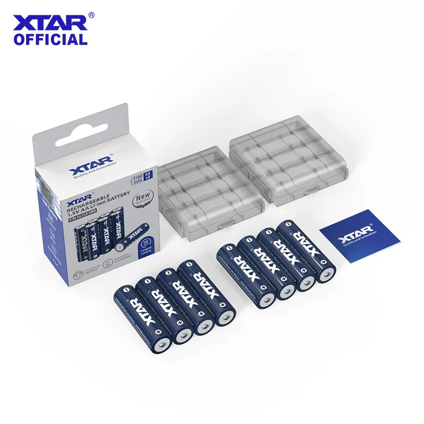 XTAR 1.5V AA 4300 CLR 2700mAh Rechargeable Li-ion Battery