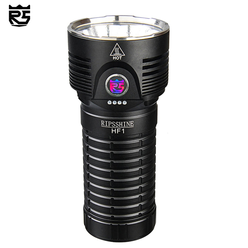 Ripsshine HF1 20000LM High Power LED Flashlights With Fan Cooling Ripsshine HF1 20000LM High Power LED Flashlights With Fan Cooling
