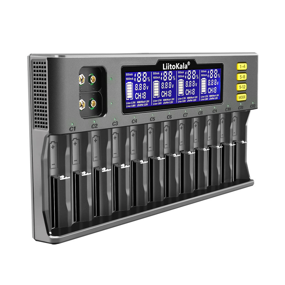 新品！リチウム電池12本充電器・アダプター付・Liitokala Lii-s12 S12CHARGER.jpg?v=1729821673&