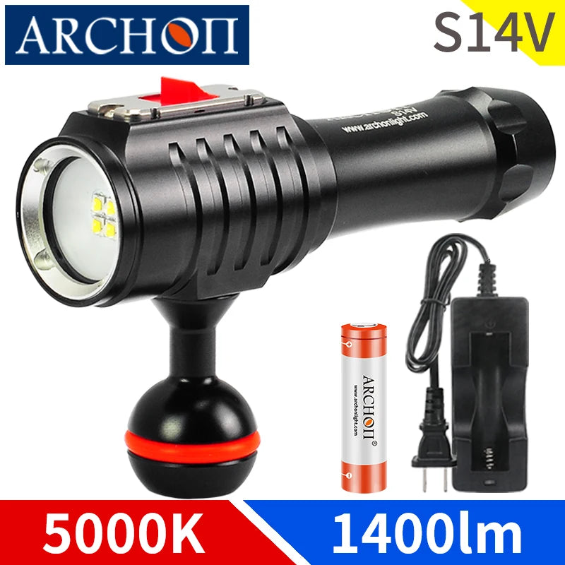 ARCHON S14V 5000K Scuba diving video light