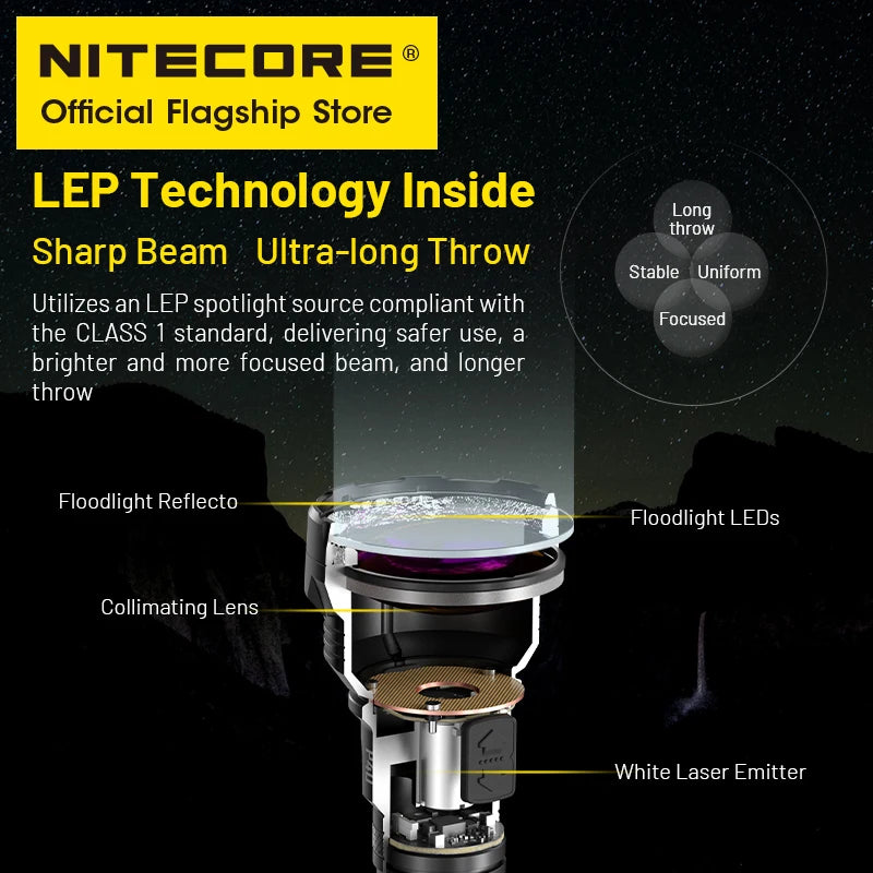 Nitecore P40 Search LEP Flashlight