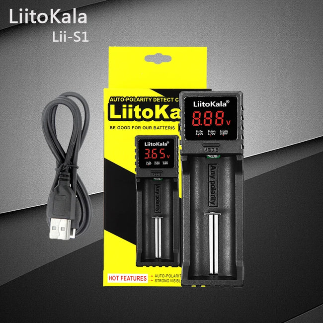Liitokala Lii-S1 18650 Rechargeable Battery Charger