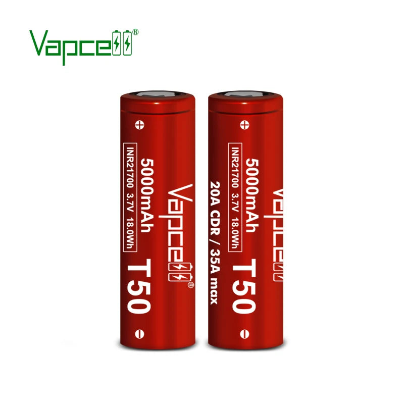 Vapcell 21700 T50 5000mah 20A/35A