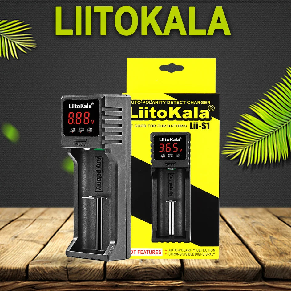 Liitokala Lii-S1 18650 Rechargeable Battery Charger