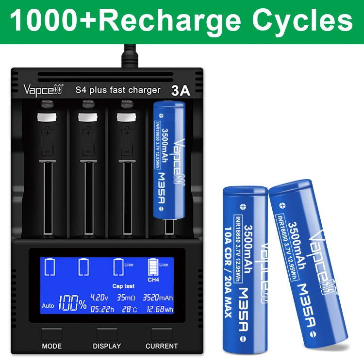 Vapcell M35A 18650 3500mah 10A/20A