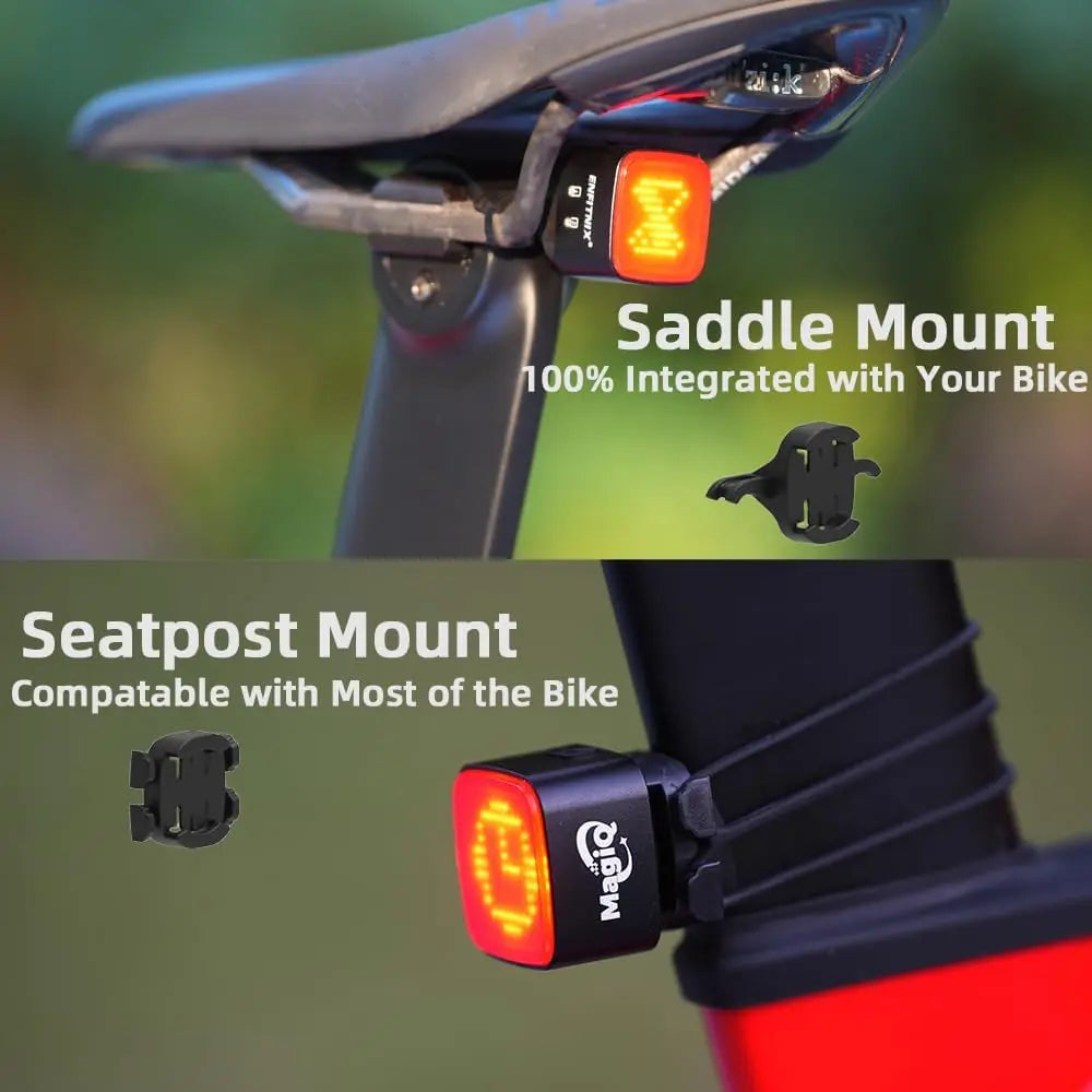 Enfitnix MagiQ Smart Graphic Display Bike Taillight