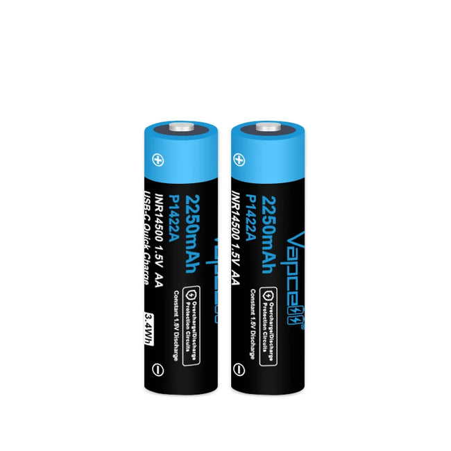 Vapcell P1422A 2250mAh 14500 Akku 