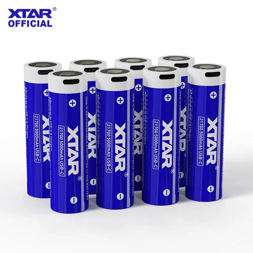 Xtar 3.6V 21700 5000mAh USB-C Rechargeable Battery