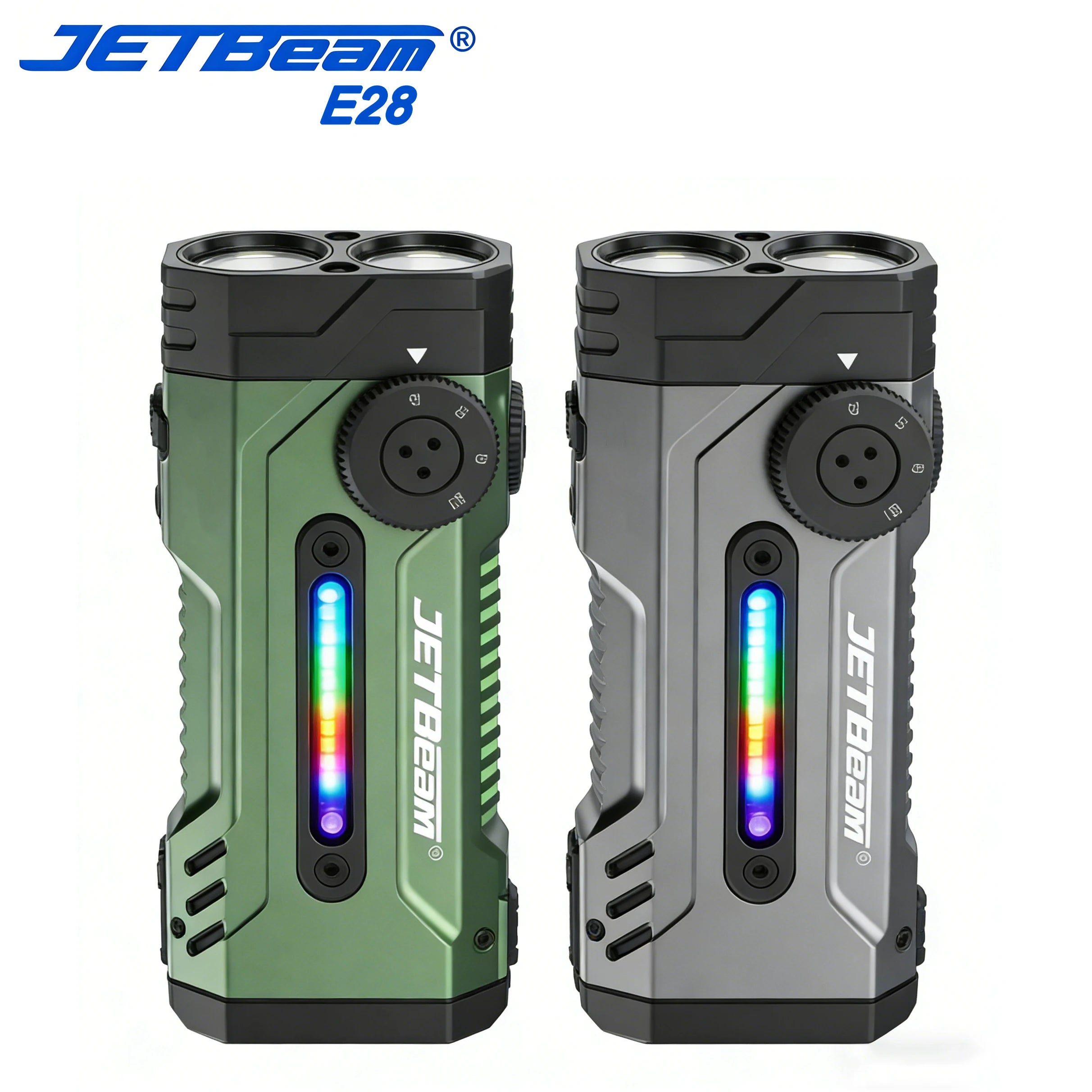Jetbeam E28 EDC Multi Mode Flat Tactical Flashlight – flashlightgo