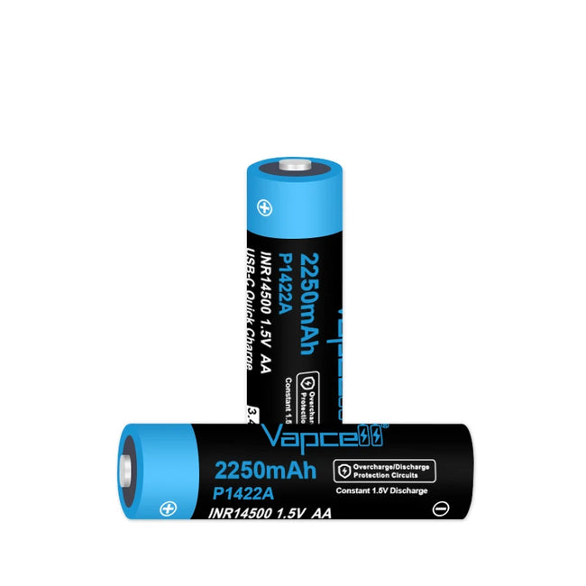 Vapcell P1422A 2250mAh 14500 Akku 