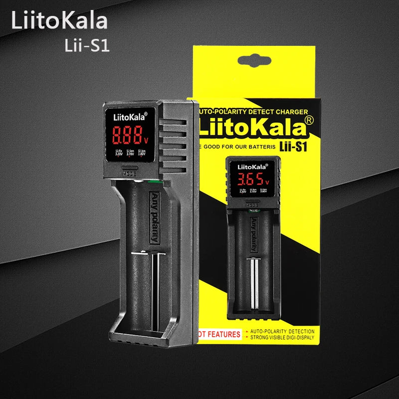 Liitokala Lii-S1 18650 Rechargeable Battery Charger