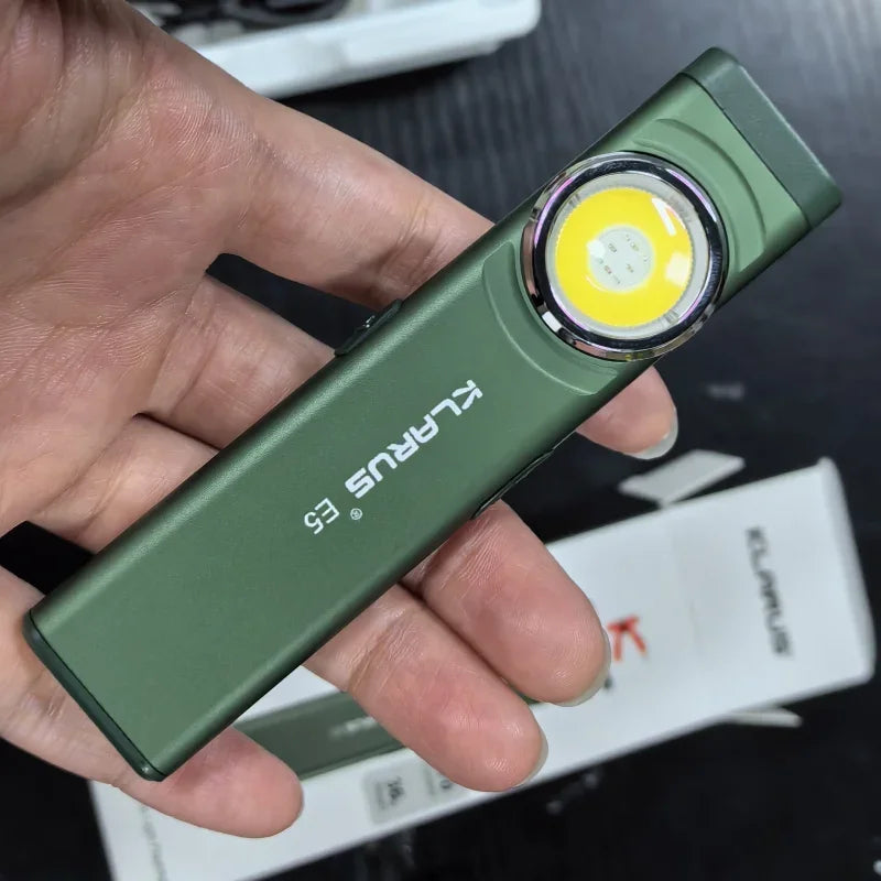 Klarus E5 Compact Dual Light EDC Magnetische Taschenlampe 