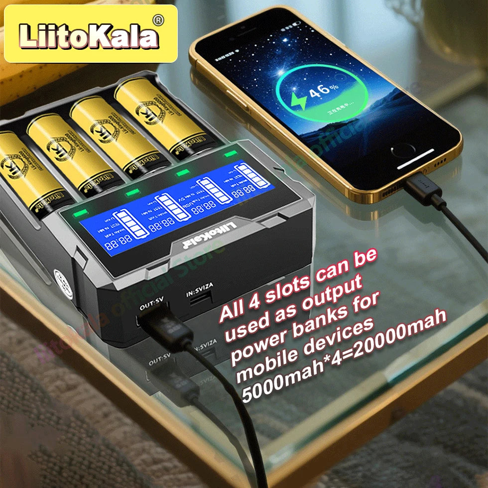 LiitoKala Lii-K4 Smart Charger