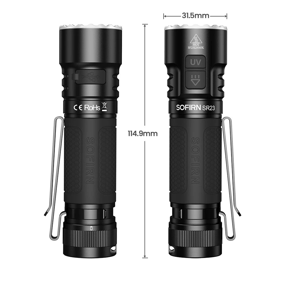 Sofirn SR23 3000LM Dual Light Flashlight
