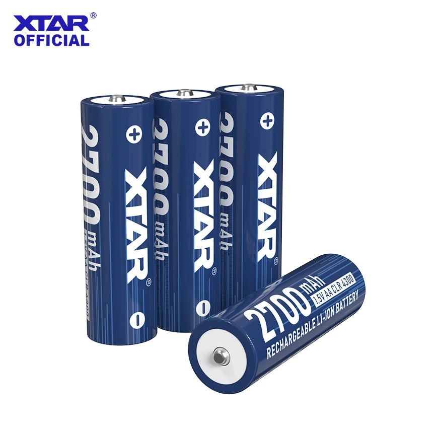 XTAR 1.5V AA 4300 CLR 2700mAh Rechargeable Li-ion Battery