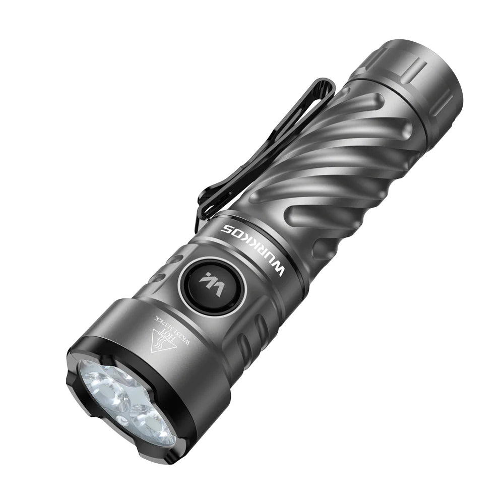 Wurkkos TS26 Andural 2.0 3400Lm Rechargeable Flashlight 360° With RGB